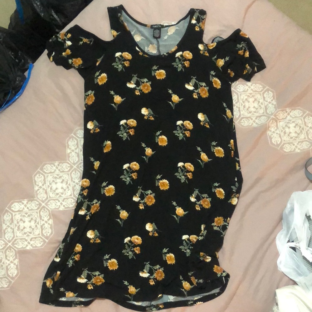 Black Floral Dress